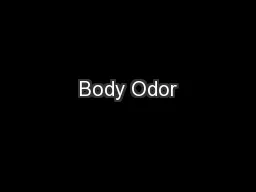 Body Odor
