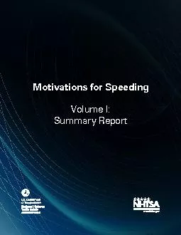 Motivations for Speeding