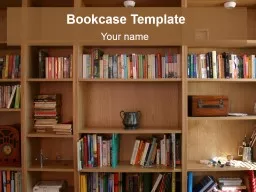 Bookcase Template