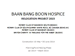 BAAN BANG BOON HOSPICE