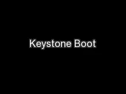 Keystone Boot