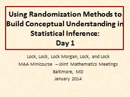 Using Randomization Methods to Build Conceptual Understandi
