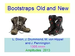 Bootstraps Old and New