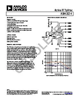 The ADA4302-4 features four differential outputs. The differential arc