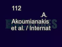 112                                 .A. Akoumianakis et al. / Internat