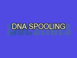 DNA SPOOLING
