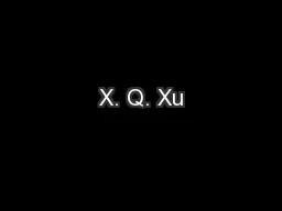 X. Q. Xu