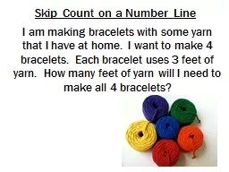 Skip Count on a Number Line