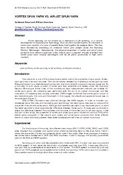 AUTEX Research Journal, Vol. 3, No3, September 2003 
