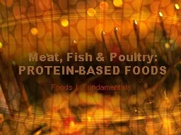 Meat, Fish & Poultry: