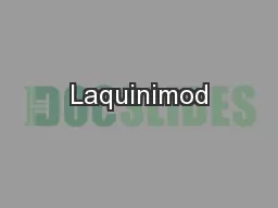 Laquinimod