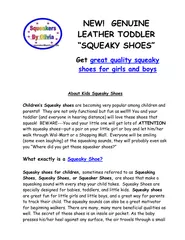 LEATHER TODDLER