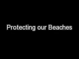 Protecting our Beaches