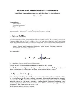 ParallelandSequentialDataStructuresandAlgorithms—Recitation1215-2