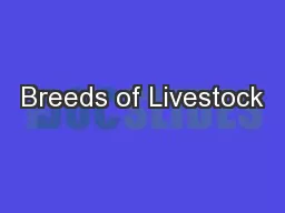 Breeds of Livestock