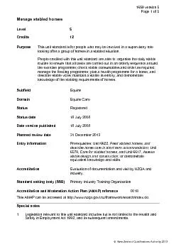 New Zealand Qualifications Authority 2013Level 5  This unit standard i