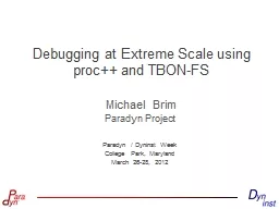 Debugging at Extreme Scale using