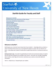 Starfish Guide for Faculty and Staff
