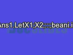 AnswerstoProblemSheetAns1.LetX1;X2;:::;beani.i.d.sequenceofcontinuousr