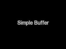 Simple Buffer