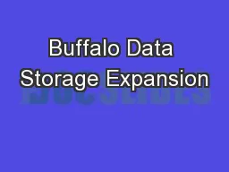Buffalo Data Storage Expansion