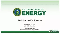 Bulk Survey For Release