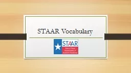STAAR Vocabulary