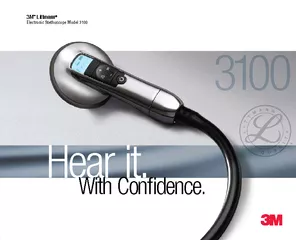 3M and Littmann are trademarks of 3M.Please recycle. Printed in U.S.A.