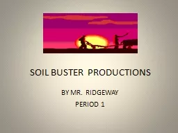 SOIL BUSTER PRODUCTIONS