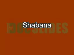 Shabana