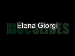 Elena Giorgi