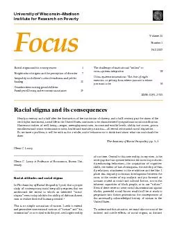 Racial stigma and its consequences