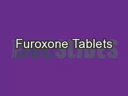 Furoxone Tablets