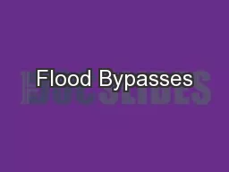 Flood Bypasses