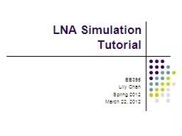 LNA Simulation Tutorial