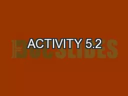 ACTIVITY 5.2