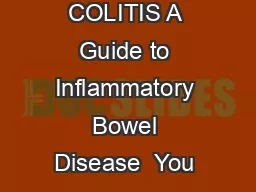 SURVIVING AND THRIVING WITH CROHNS DISEASE AND ULCERATIVE COLITIS A Guide to Inflammatory