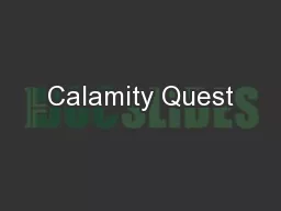 Calamity Quest