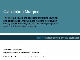 Introduction to Margins