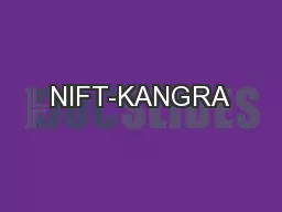 NIFT-KANGRA