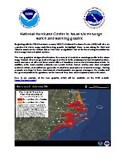National Hurricane Center to issue storm surge         atchand