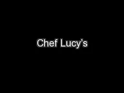Chef Lucy’s