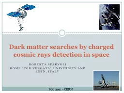 Dark matter searches by charged cosmic rays detection in sp