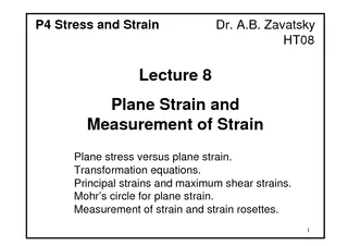 1P4 Stress and Strain                Dr. A.B. ZavatskyHT08Lecture 8Pla