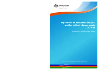 HEALT AND WELFARE EXPENDITURE SERIES O. 49Expenditure on health for Ab