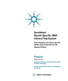 2SureSelect Strand-Specific mRNA Library Preparation for Illumina Plat