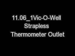 11.06_1Vic-O-Well Strapless Thermometer Outlet