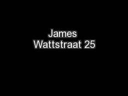 James Wattstraat 25