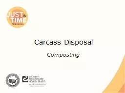 Carcass Disposal
