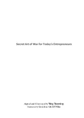 Secret Art of War for Today’s EntrepreneursAdapted and Illustrate